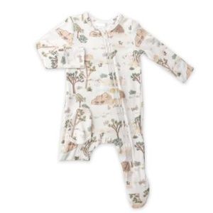 Angel Dear Joshua Tree Bamboo Zippered Footie